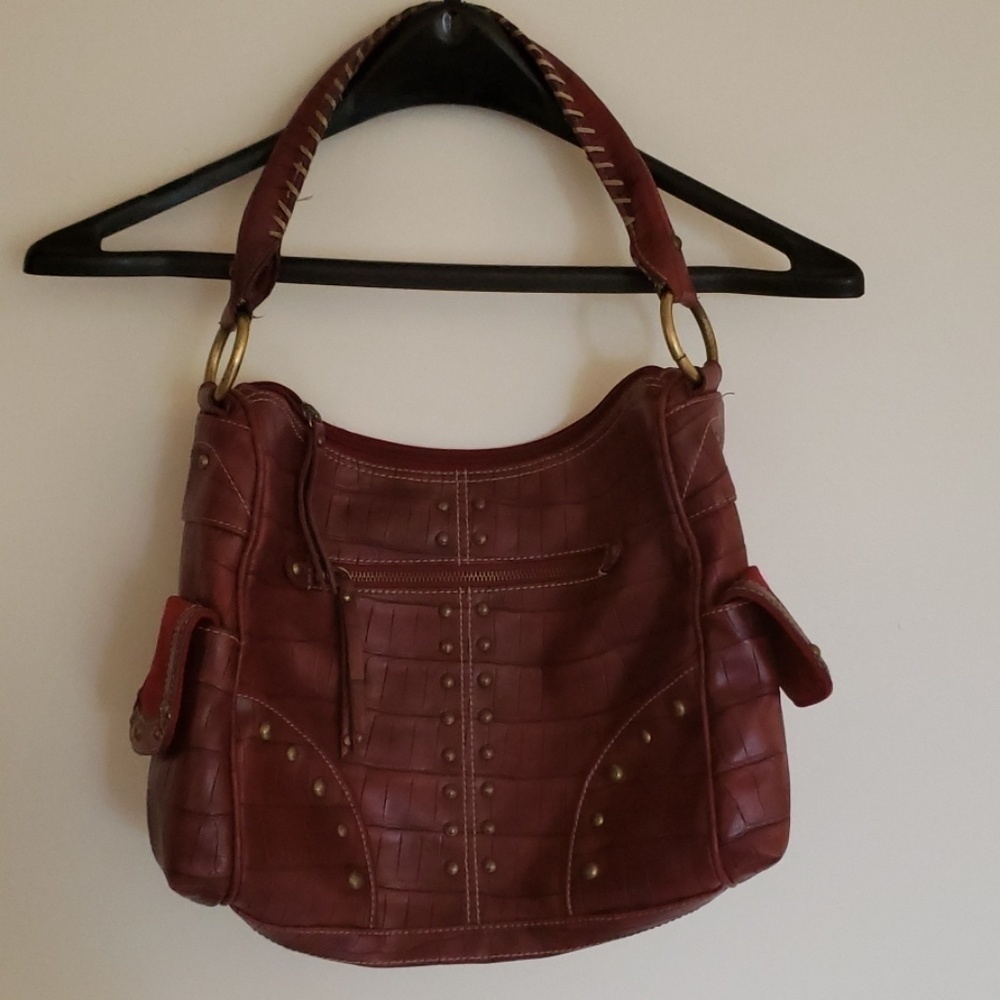 Pritzi Red Shoulder Bag